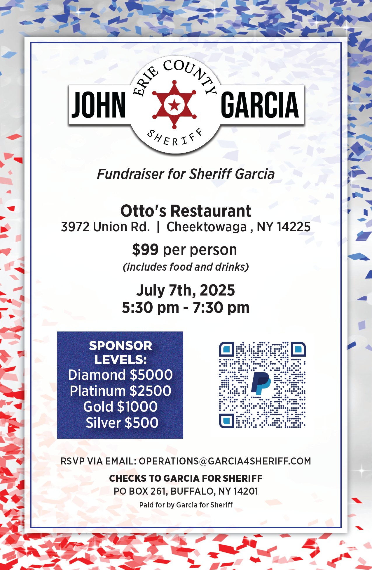 July 7th 2025 Fundraiser Evite